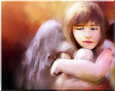 A little sad angel