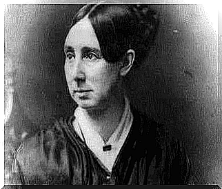 Black and white photo of Dorothea Dix