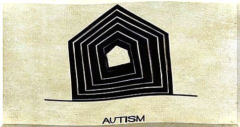 Autism spectrum pictured as a house