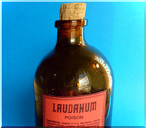 A bottle of laudanum