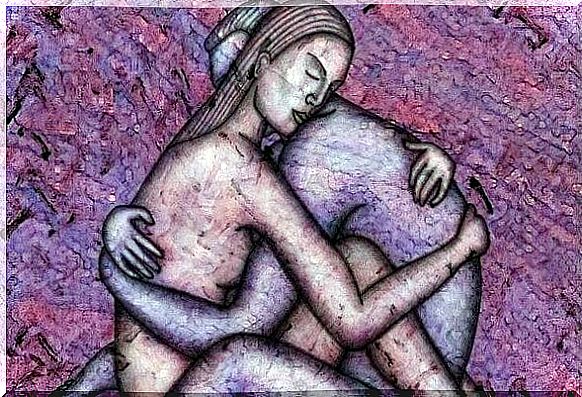 Synchronicity between people: the power of a hug