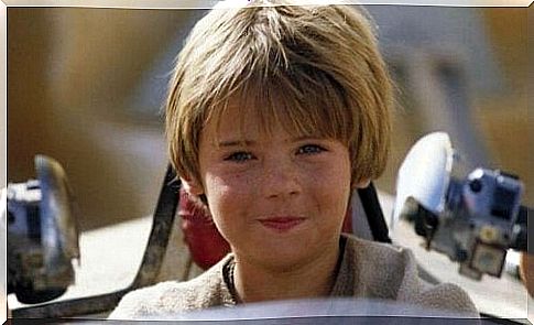 The young Anakin Skywalker