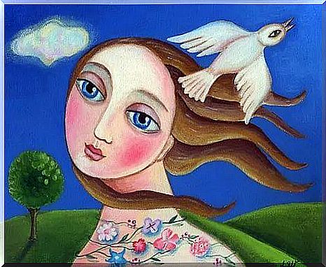 Girl and Bird